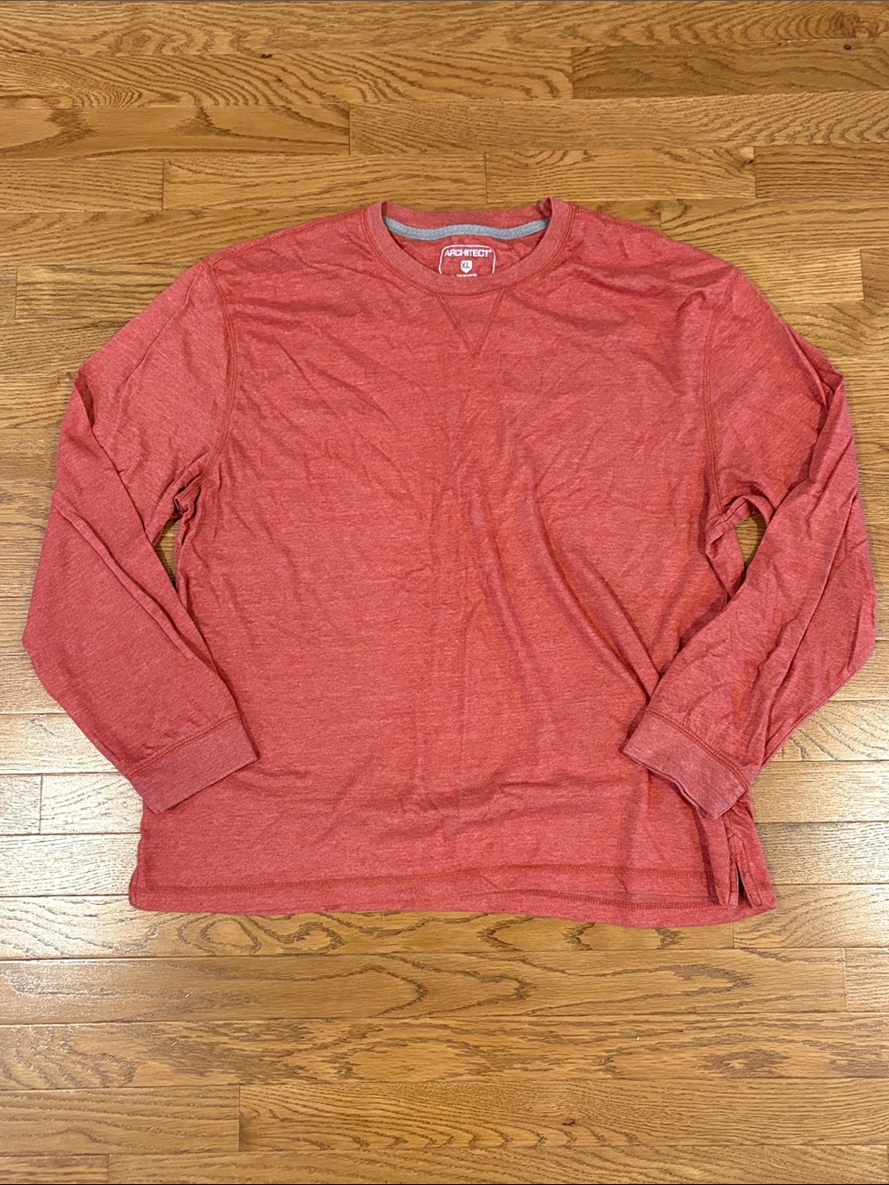 Architect | Dusty Orange Basic Long Sleeved T-Shirt Size XL